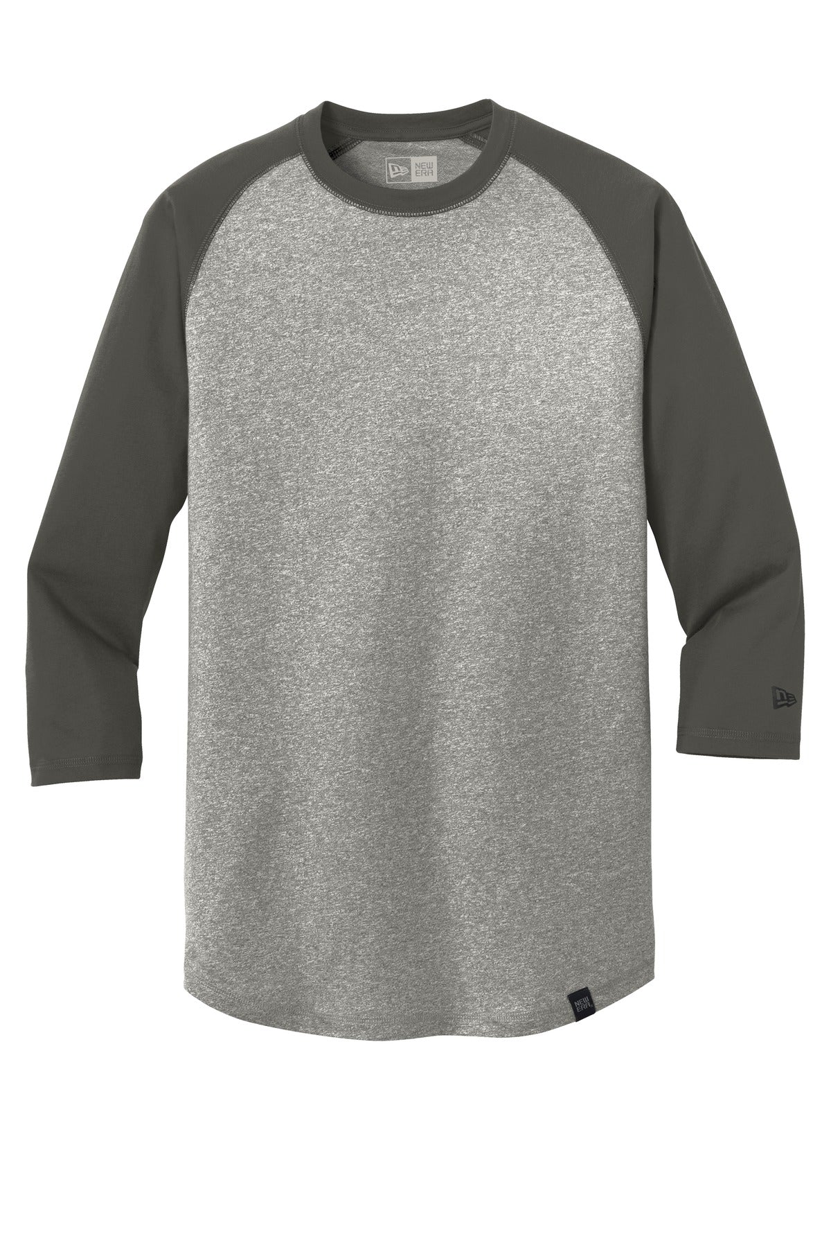 New Era Men's Heritage Blend 3/4-Sleeve Baseball Raglan Tee. NEA104 New Era