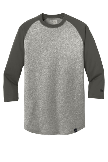 New Era Men's Heritage Blend 3/4-Sleeve Baseball Raglan Tee. NEA104 New Era