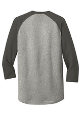 New Era Men's Heritage Blend 3/4-Sleeve Baseball Raglan Tee. NEA104 New Era