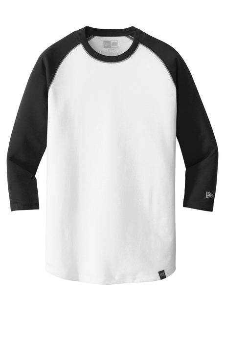 New Era Men's Heritage Blend 3/4-Sleeve Baseball Raglan Tee. NEA104 New Era
