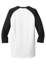 New Era Men's Heritage Blend 3/4-Sleeve Baseball Raglan Tee. NEA104 New Era