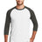 New Era Men's Heritage Blend 3/4-Sleeve Baseball Raglan Tee. NEA104 New Era