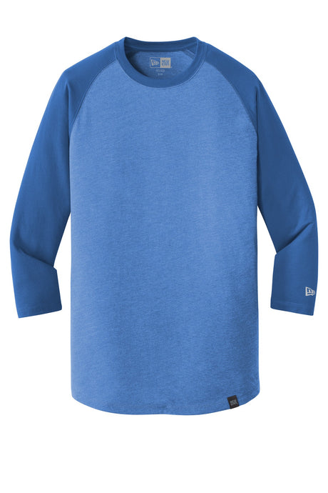 New Era Men's Heritage Blend 3/4-Sleeve Baseball Raglan Tee. NEA104 New Era