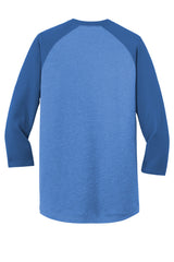 New Era Men's Heritage Blend 3/4-Sleeve Baseball Raglan Tee. NEA104 New Era