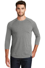 New Era Men's Heritage Blend 3/4-Sleeve Baseball Raglan Tee. NEA104 New Era