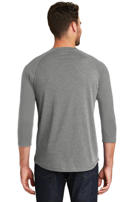 New Era Men's Heritage Blend 3/4-Sleeve Baseball Raglan Tee. NEA104 New Era