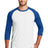 New Era Men's Heritage Blend 3/4-Sleeve Baseball Raglan Tee. NEA104 New Era