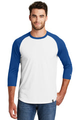 New Era Men's Heritage Blend 3/4-Sleeve Baseball Raglan Tee. NEA104 New Era