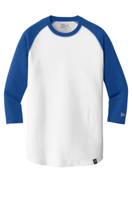 New Era Men's Heritage Blend 3/4-Sleeve Baseball Raglan Tee. NEA104 New Era