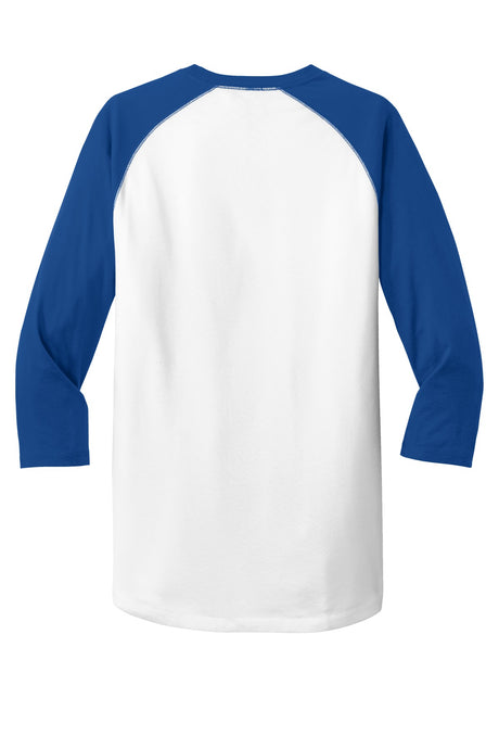 New Era Men's Heritage Blend 3/4-Sleeve Baseball Raglan Tee. NEA104 New Era