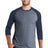 New Era Men's Heritage Blend 3/4-Sleeve Baseball Raglan Tee. NEA104 New Era