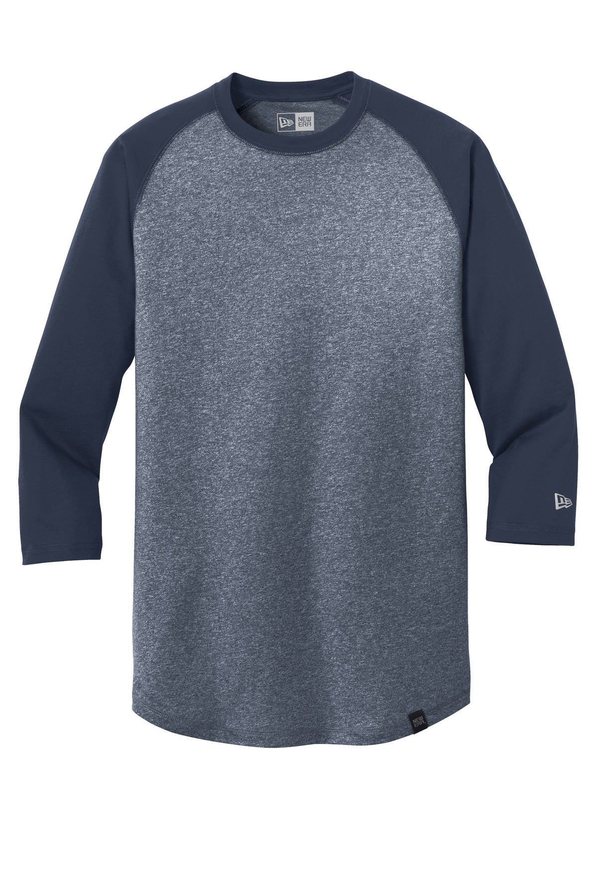 New Era Men's Heritage Blend 3/4-Sleeve Baseball Raglan Tee. NEA104 New Era