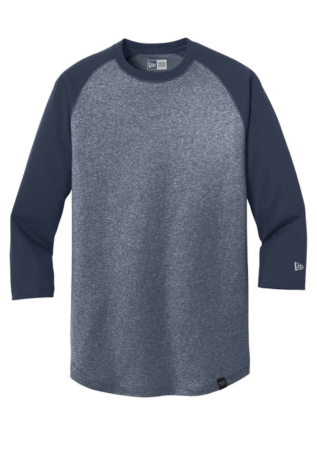 New Era Men's Heritage Blend 3/4-Sleeve Baseball Raglan Tee. NEA104 New Era
