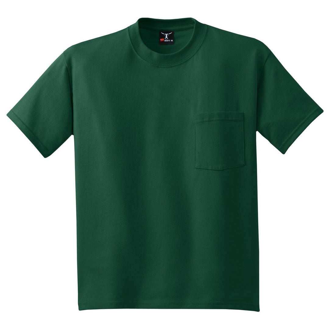 Hanes Men's Beefy 100% Cotton T-Shirt with Pocket Hanes