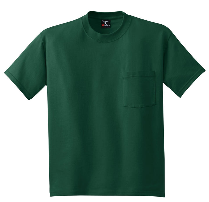 Hanes Men's Beefy 100% Cotton T-Shirt with Pocket Hanes