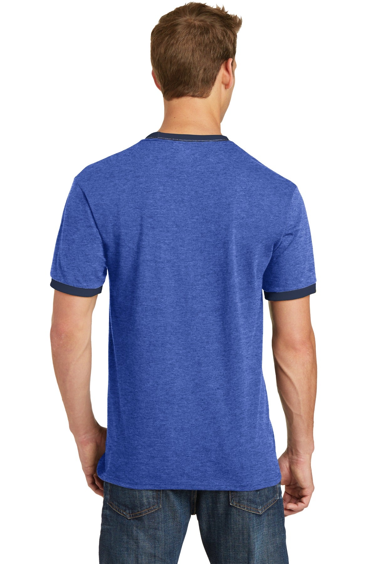 Port & Company - Men's Core Cotton Ringer Tee