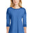 New Era Women's Heritage Blend 3/4-Sleeve Baseball Raglan Tee. LNEA104 New Era