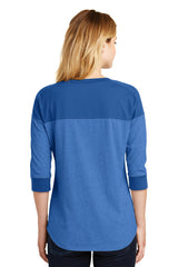 New Era Women's Heritage Blend 3/4-Sleeve Baseball Raglan Tee. LNEA104 New Era