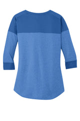 New Era Women's Heritage Blend 3/4-Sleeve Baseball Raglan Tee. LNEA104 New Era