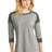 New Era Women's Heritage Blend 3/4-Sleeve Baseball Raglan Tee. LNEA104 New Era