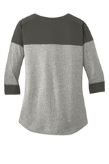 New Era Women's Heritage Blend 3/4-Sleeve Baseball Raglan Tee. LNEA104 New Era