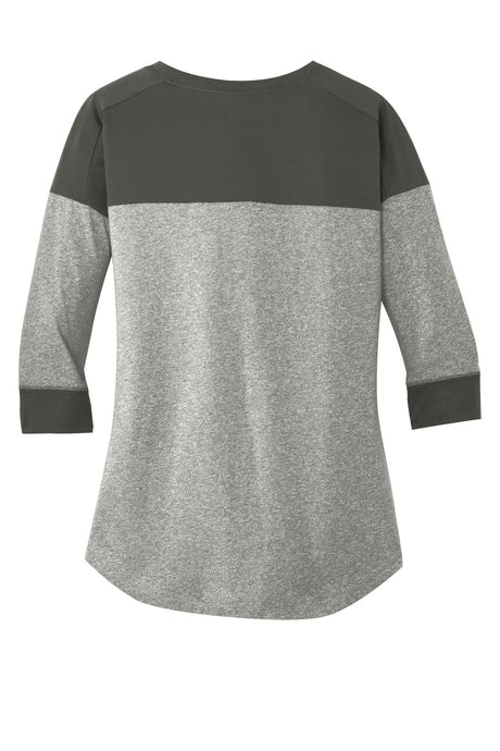 New Era Women's Heritage Blend 3/4-Sleeve Baseball Raglan Tee. LNEA104 New Era