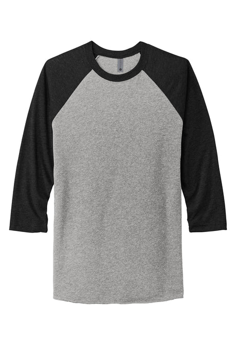 Next Level Unisex Tri-Blend 3/4-Sleeve Raglan Tee. Next Level Apparel