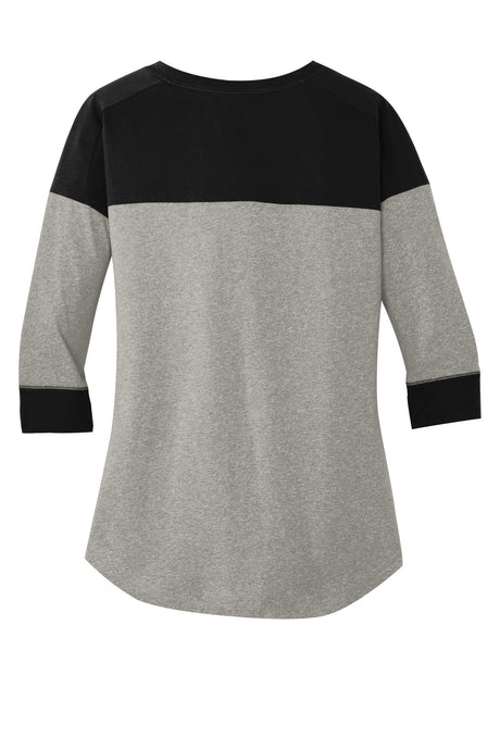New Era Women's Heritage Blend 3/4-Sleeve Baseball Raglan Tee. LNEA104 New Era