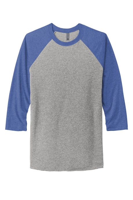 Next Level Unisex Tri-Blend 3/4-Sleeve Raglan Tee. Next Level Apparel
