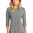 New Era Women's Heritage Blend 3/4-Sleeve Baseball Raglan Tee. LNEA104 New Era
