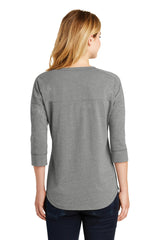 New Era Women's Heritage Blend 3/4-Sleeve Baseball Raglan Tee. LNEA104 New Era