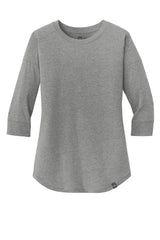 New Era Women's Heritage Blend 3/4-Sleeve Baseball Raglan Tee. LNEA104 New Era