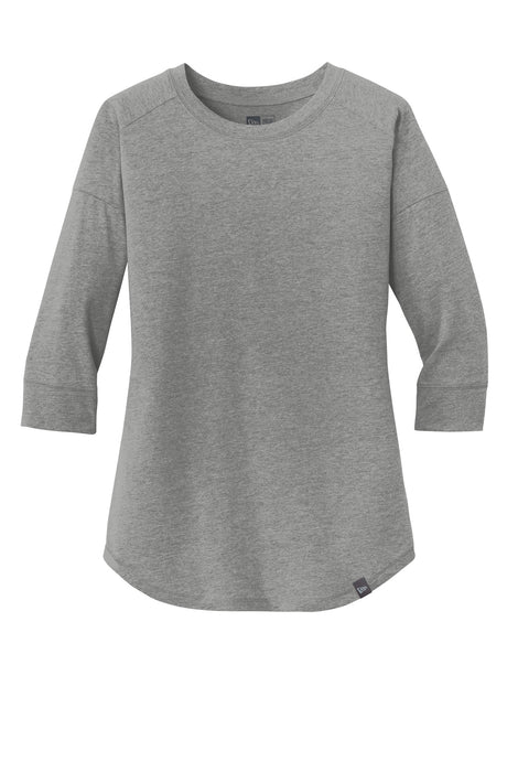 New Era Women's Heritage Blend 3/4-Sleeve Baseball Raglan Tee. LNEA104 New Era