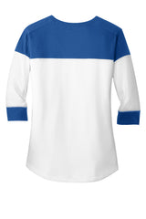 New Era Women's Heritage Blend 3/4-Sleeve Baseball Raglan Tee. LNEA104 New Era