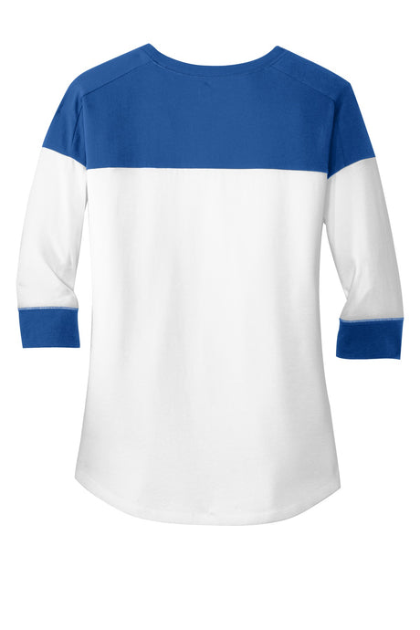 New Era Women's Heritage Blend 3/4-Sleeve Baseball Raglan Tee. LNEA104 New Era