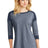 New Era Women's Heritage Blend 3/4-Sleeve Baseball Raglan Tee. LNEA104 New Era
