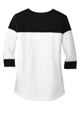 New Era Women's Heritage Blend 3/4-Sleeve Baseball Raglan Tee. LNEA104 New Era