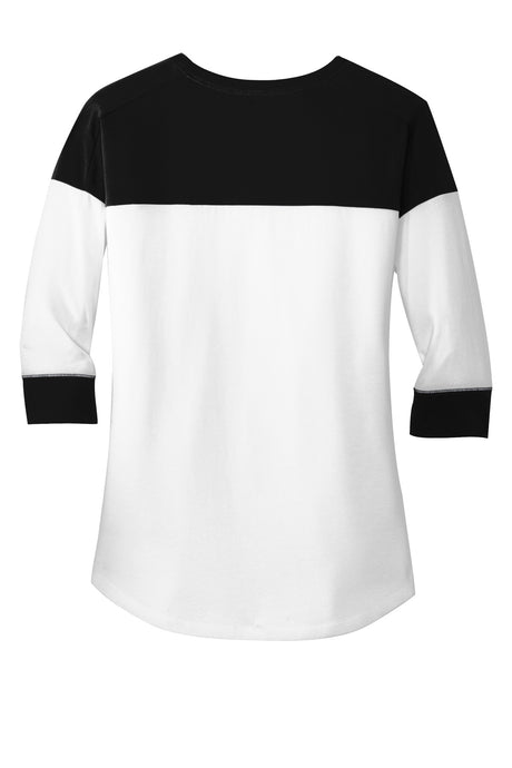 New Era Women's Heritage Blend 3/4-Sleeve Baseball Raglan Tee. LNEA104 New Era