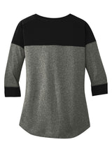 New Era Women's Heritage Blend 3/4-Sleeve Baseball Raglan Tee. LNEA104 New Era