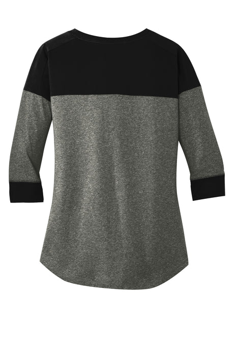 New Era Women's Heritage Blend 3/4-Sleeve Baseball Raglan Tee. LNEA104 New Era