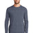 New Era Men's Heritage Blend Long Sleeve Crew Tee. NEA102 New Era