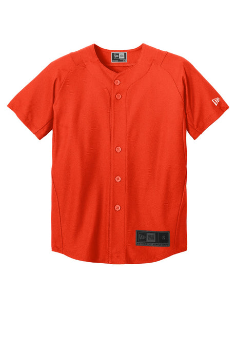 New Era Youth Diamond Era Full-Button Jersey. YNEA220 New Era