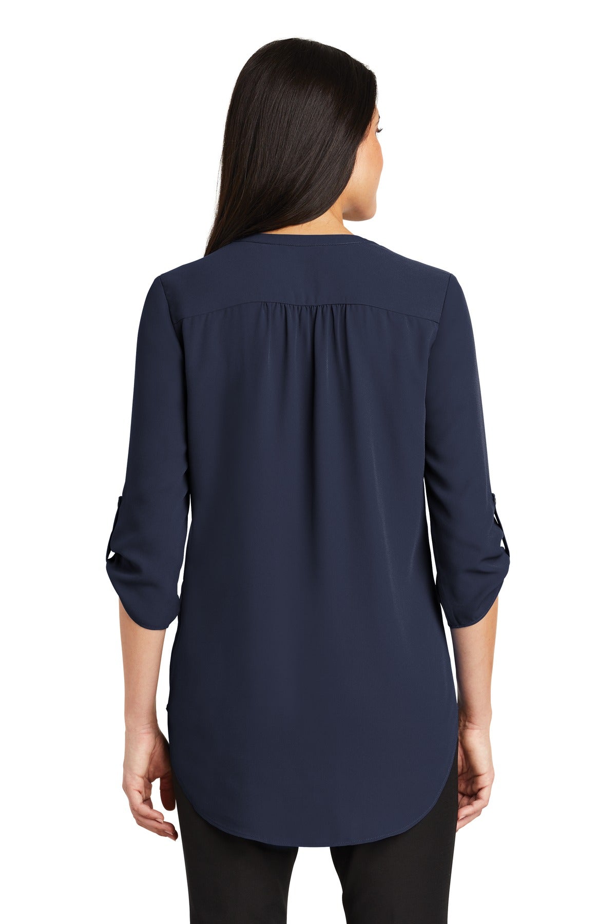 Port Authority Womens 3/4-Sleeve Tunic Blouse. LW701