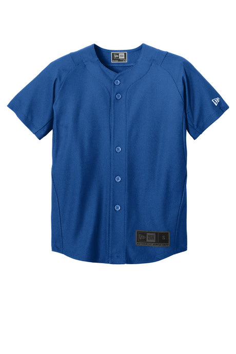 New Era Youth Diamond Era Full-Button Jersey. YNEA220 New Era