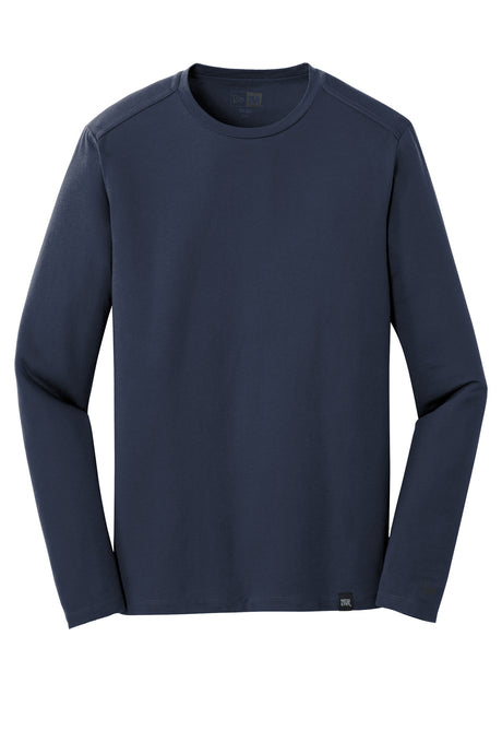 New Era Men's Heritage Blend Long Sleeve Crew Tee. NEA102 New Era