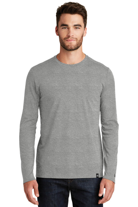 New Era Men's Heritage Blend Long Sleeve Crew Tee. NEA102 New Era