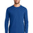 New Era Men's Heritage Blend Long Sleeve Crew Tee. NEA102 New Era