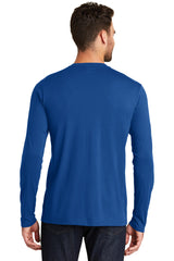 New Era Men's Heritage Blend Long Sleeve Crew Tee. NEA102 New Era