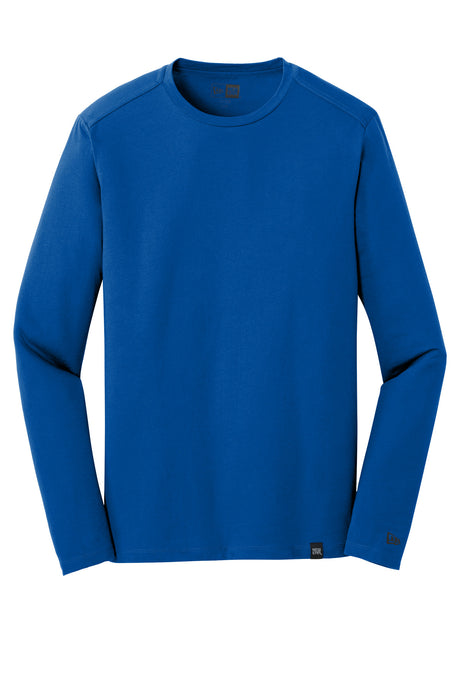 New Era Men's Heritage Blend Long Sleeve Crew Tee. NEA102 New Era