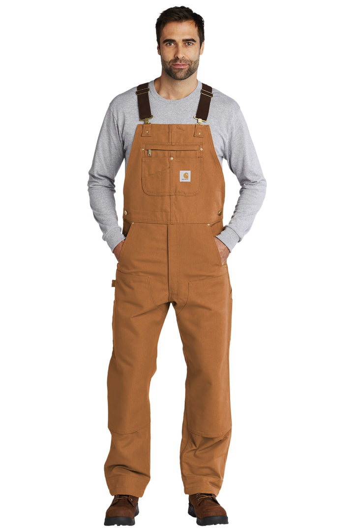 Carhartt Men's Duck Unlined Bib Overalls CT102776 Carhartt